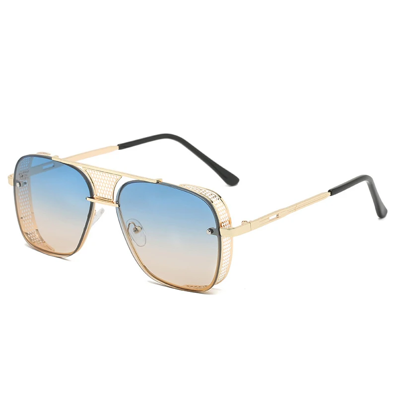 

Glasses Sunglasses Metal Bar Vintage Steampunk Classic Fashion New Euro-American Steam Glasses Feature Side Windshields