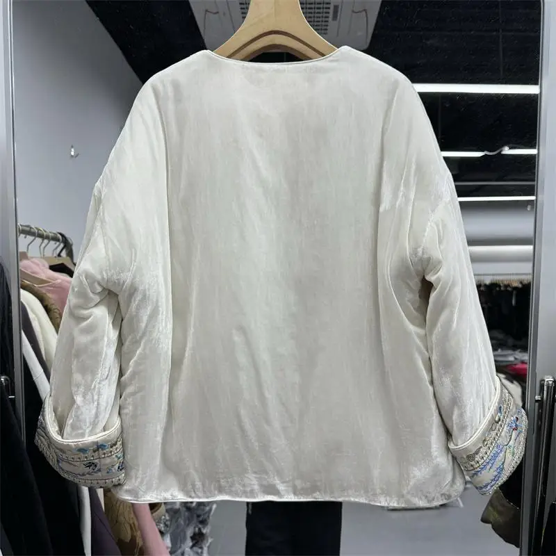 Двустороннее бархатное пальто на хлопковой подкладке. Зимняя одежда 2024. Новая