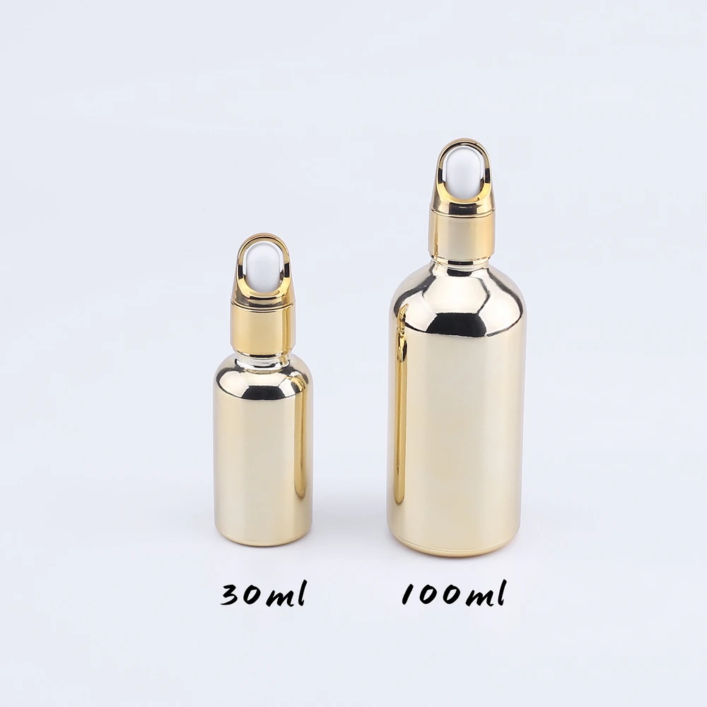 Empty Essential Oil Bottles Jars Vials With Pipettes Perfume Bottles 3pcs