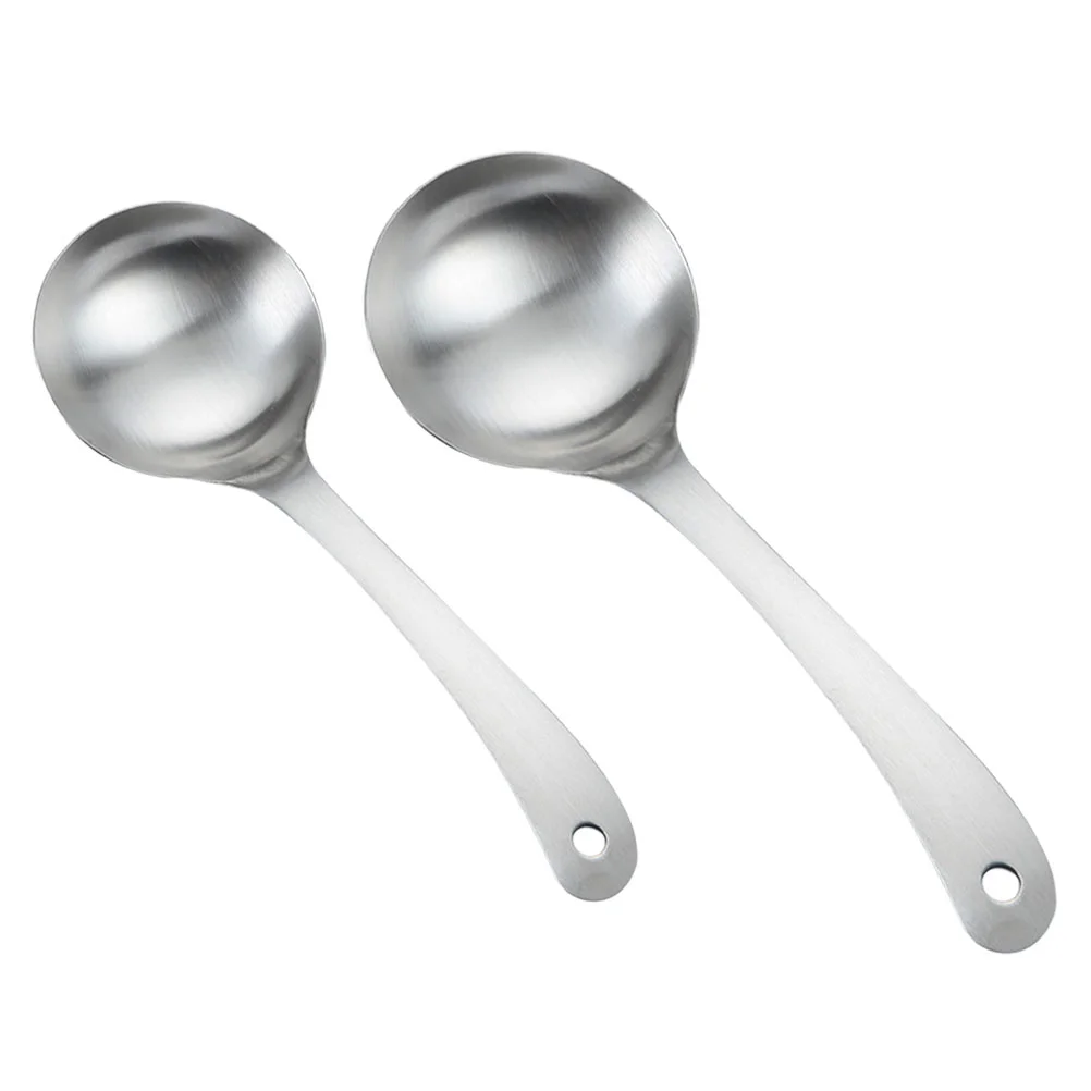 

Spoon Rice Spoons Serving Non Stickpotato Cooking Scooper Kitchen Scoops Spatula Steel Stainless Large Mashed Specialty Drink