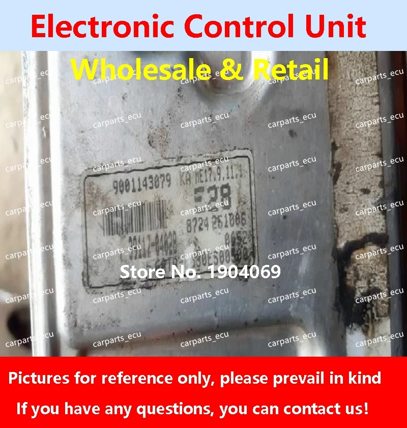 Компьютерная плата двигателя автомобиля Hyundai KIA/ECU/ME17.9.11.1 39130-2B581 MSM5/39131-2B121 SQ2/39112-04028