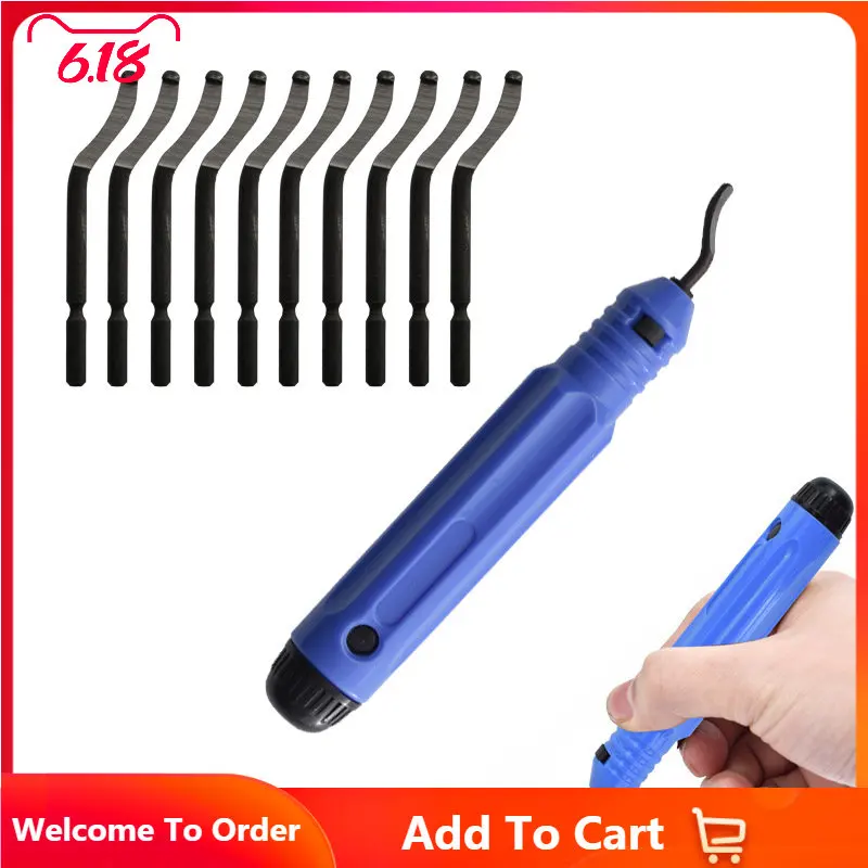 

Карманный нож NB1100 с фиксированной ручкой, скребок + 10 лезвий BS1010, резец для удаления заусенцев