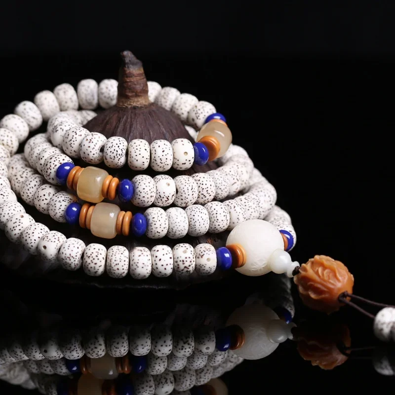 Shunbai лунный январь 108 года яркий браслет бусины Будды ожерелье прямые продажи с