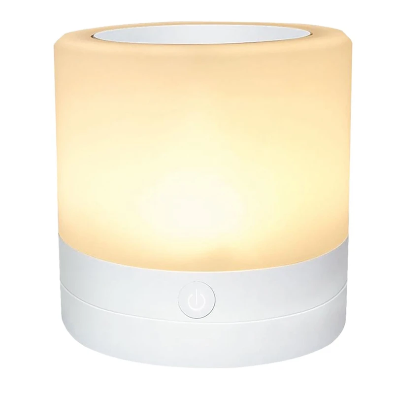 

USB Rechargeable 7 Colors Touching Control Bedside Table Lamp Remoto Control Night Lamp Night Light For Bedroom Office