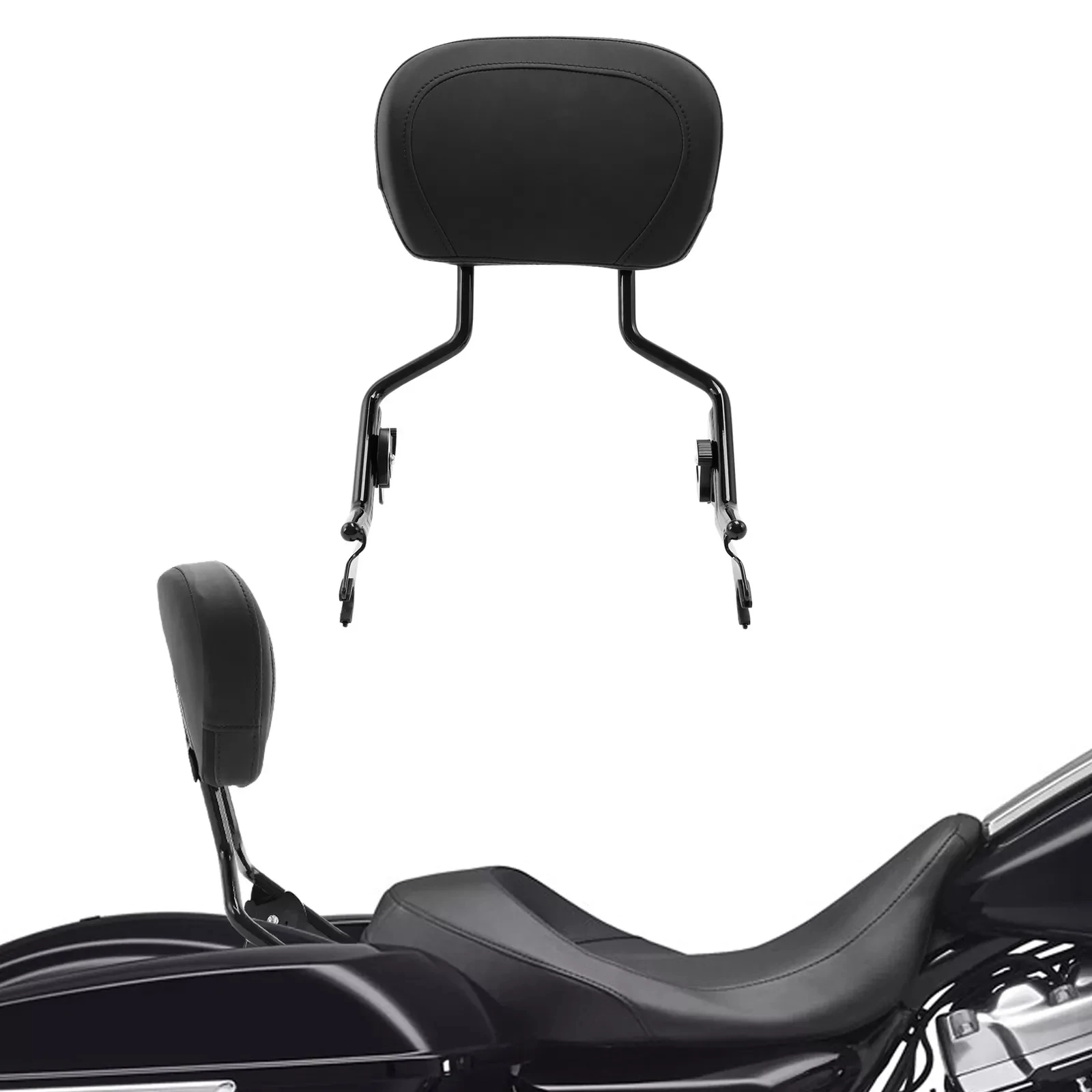 Съемная спинка для мотоцикла штанга Harley Touring Street Glide Road King Electra 2009-2024 2019 2018