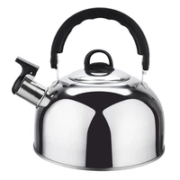 whistling tea kettle 1 8l stainless steel tea kettle flat bottom whistling teakettle stove boiling teapot for home office