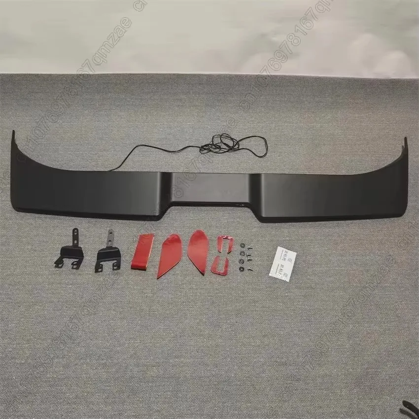 

Для Jeep Wrangler JK 07-17 и JL 2018-2024 задний спойлер на крышу, крыло с стоп-сигналом, окно, правая и левая петли, аксессуары