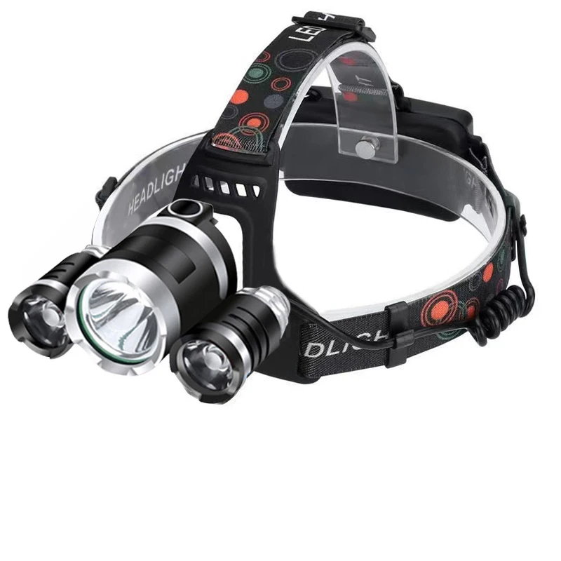 Powerful LED Headlamp Lnduction USB Rechargeable18650 Battery Suitable Hunting Fishing Adventu High Lumens Flashlight Camping