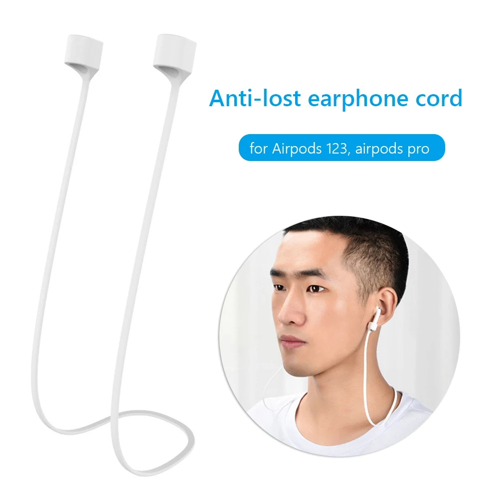 

Силиконовая Магнитная веревка для Apple AirPods Pro 2 3, мягкие шнуры с защитой от потери, шейный ремешок для Air Ear Pods 1 2, Универсальные наушники