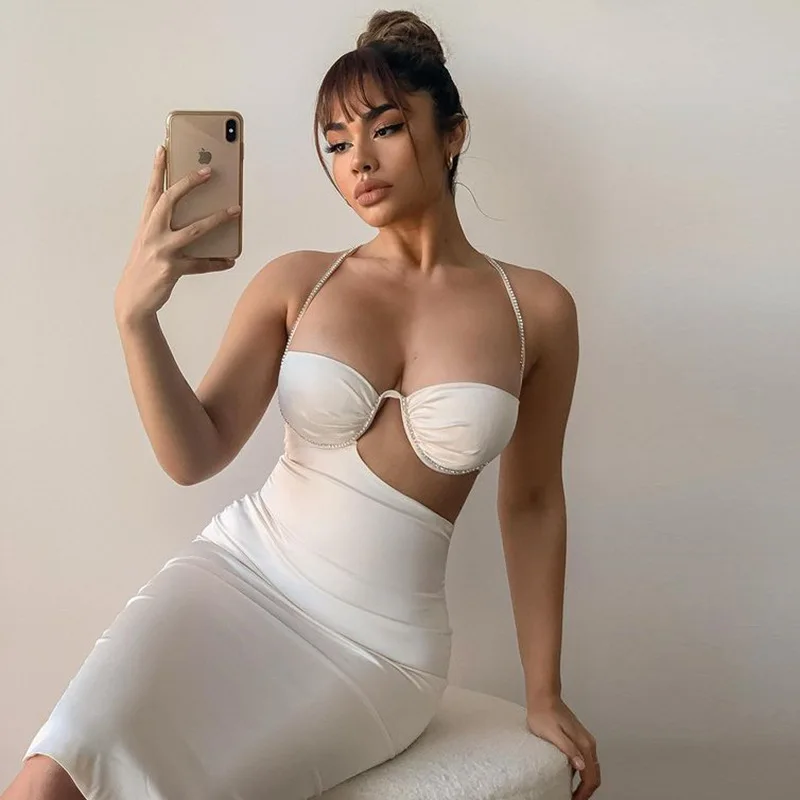 

Женское сексуальное атласное платье средней длины с вырезом Стразы женские вечерние платья мини-платье с лентой на шнуровке