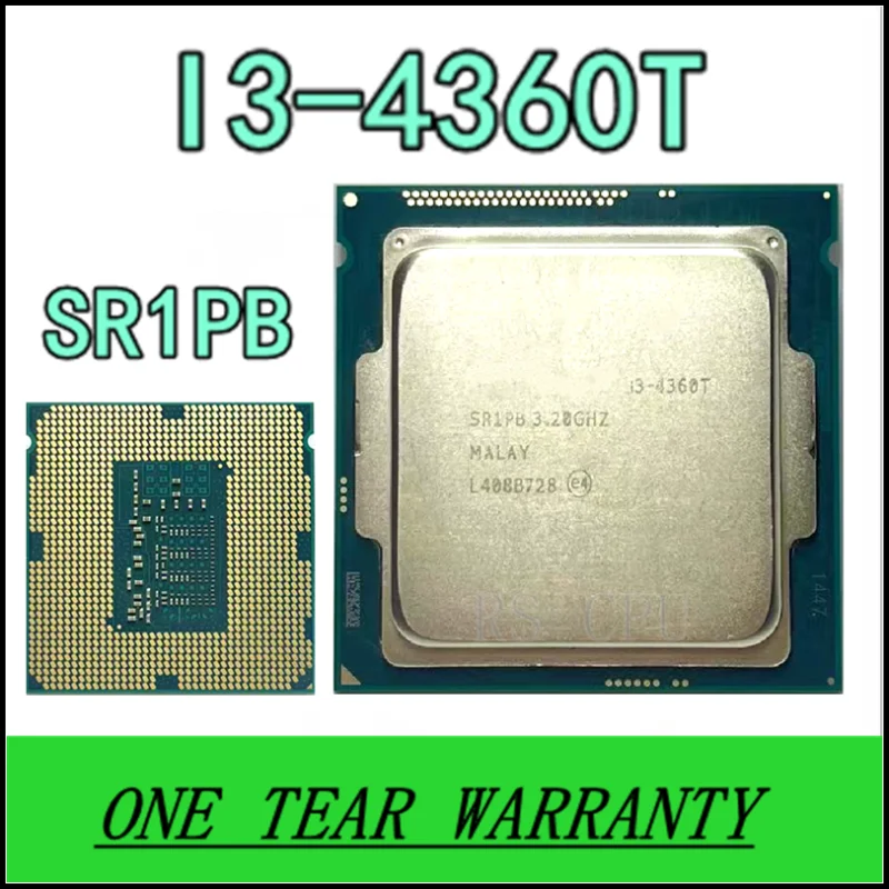 

i3-4360T i3 4360T SR1PB 3.2 GHz Dual-Core CPU Processor 4M 35W LGA 1150