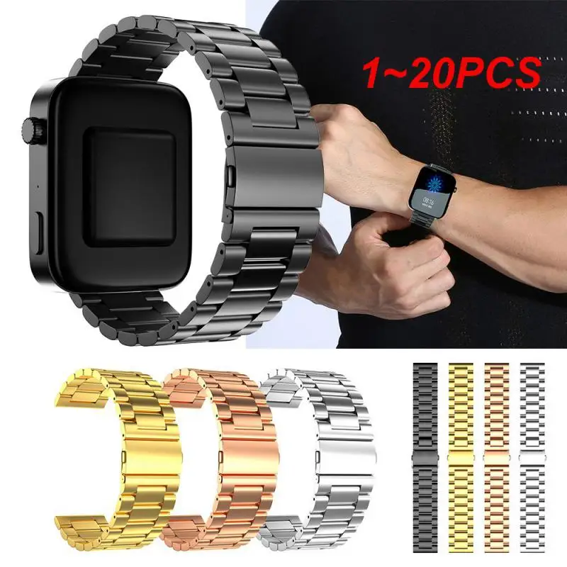 

1 ~ 20 шт. браслет для Huami Amazfit GTS 4/2/3 Mini защитный чехол Amazfit Bip U S Lite ремешок из нержавеющей стали