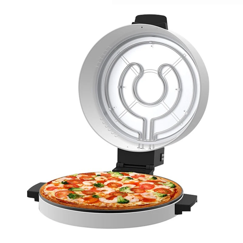 

Pizza Maker Electric Baking Pan Crepe Maker Skillet Pancake Baking Machine Pie Arabic Bread Maker Machine White UK Plug