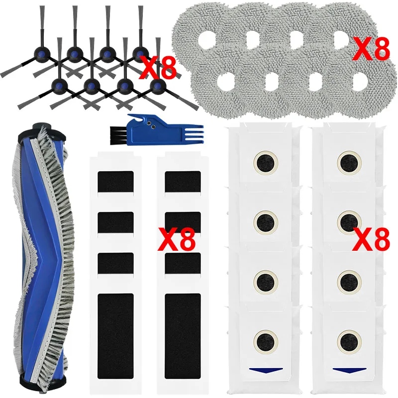 

Аксессуары Для Робота-пылесоса ECOVACS DEEBOT T30S / T30 PRO / T30 Omni / T30S Combo - Основная И Боковые Щетки