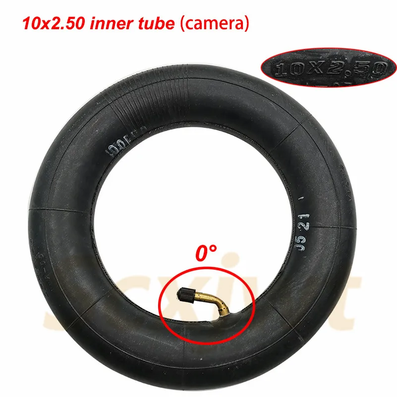 Камера с внутренней трубкой 9 дюймов 10 10x2/2.50 изогнутым/прямым клапаном для