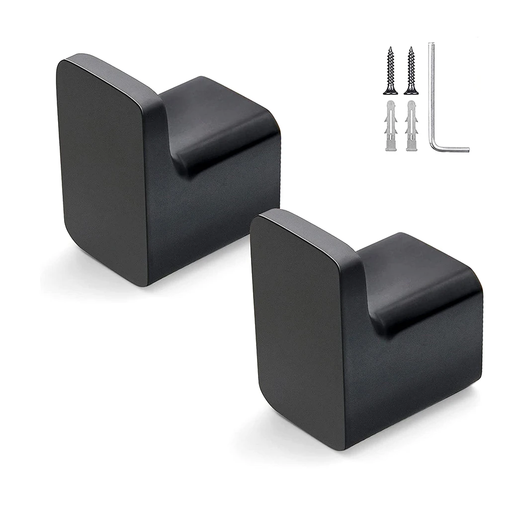 Настенные вешалки 2 шт. квадратные крючки для одежды в ванную комнату вешалка