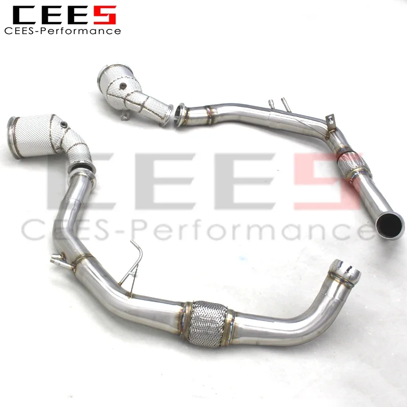Выхлопные трубы CEES для Porsche Panamera 971/971.2 2.9T 2017-2023 выхлопная система из нержавеющей