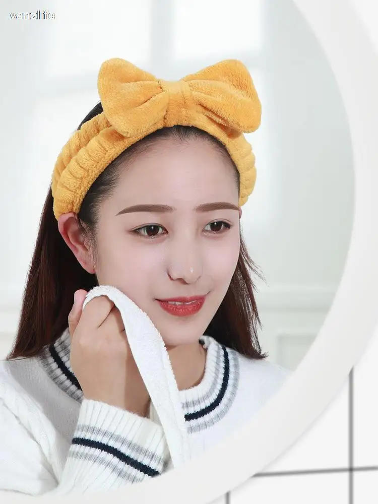 Vanzlife Милая мультяшная повязка на голову моющаяся маска для лица обруч головы