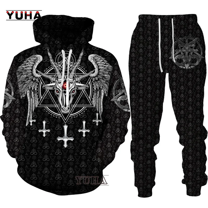 

Viking Hooded Sweatshirts Men's Hoodie 3D Printed Pullover Oversized Men's Clothing Tops Male Spring Fall Loose Vintage