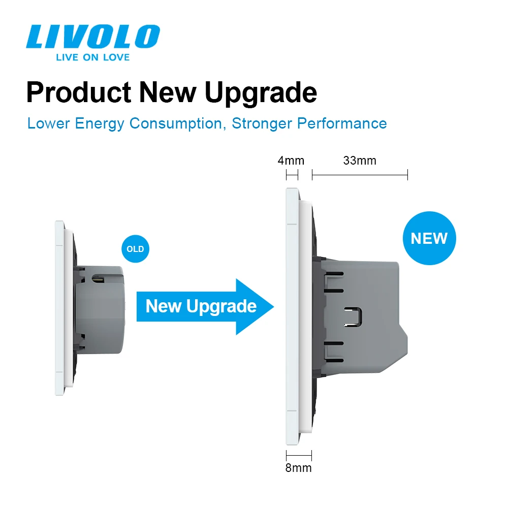 Настенный выключатель Livolo C702S