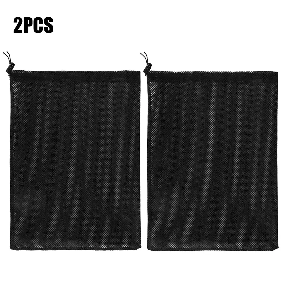 

Pond Water Pump Fish Tank Filter Bag Mesh With Drawstring Black Tear Resistant Net Pouch Anti Clogging Garden Supplies Outdoor