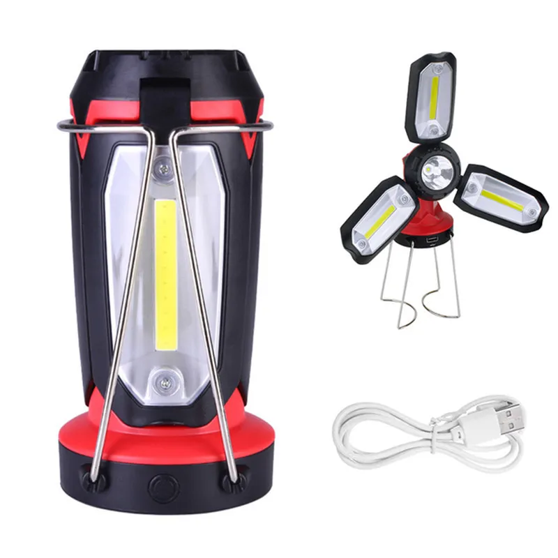 

LED Camping Light Torch USB Rechargeable Portable Lantern