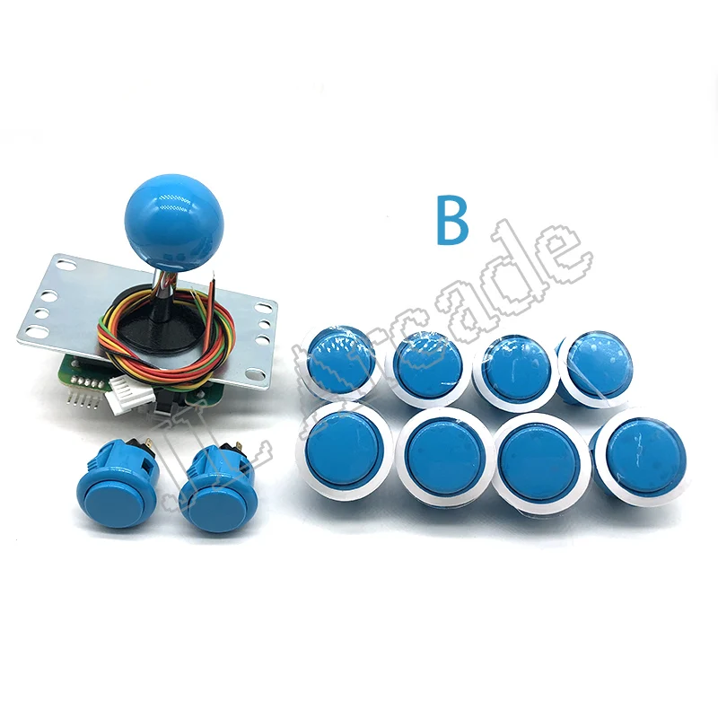 Японский оригинальный джойстик Sanwa JLF-TP-8YT с 10 кнопками + восьмиугольный