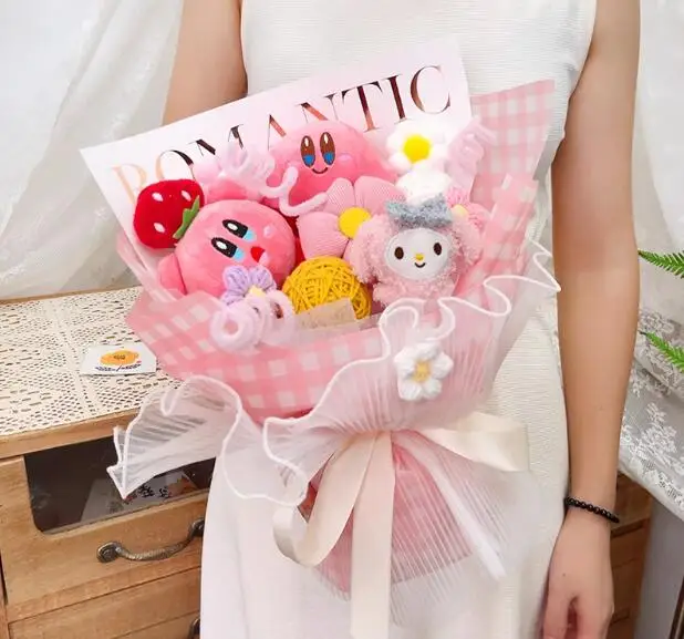 Новинка Kawaii Милая мультяшная звезда искусственный букет креативные подарки на