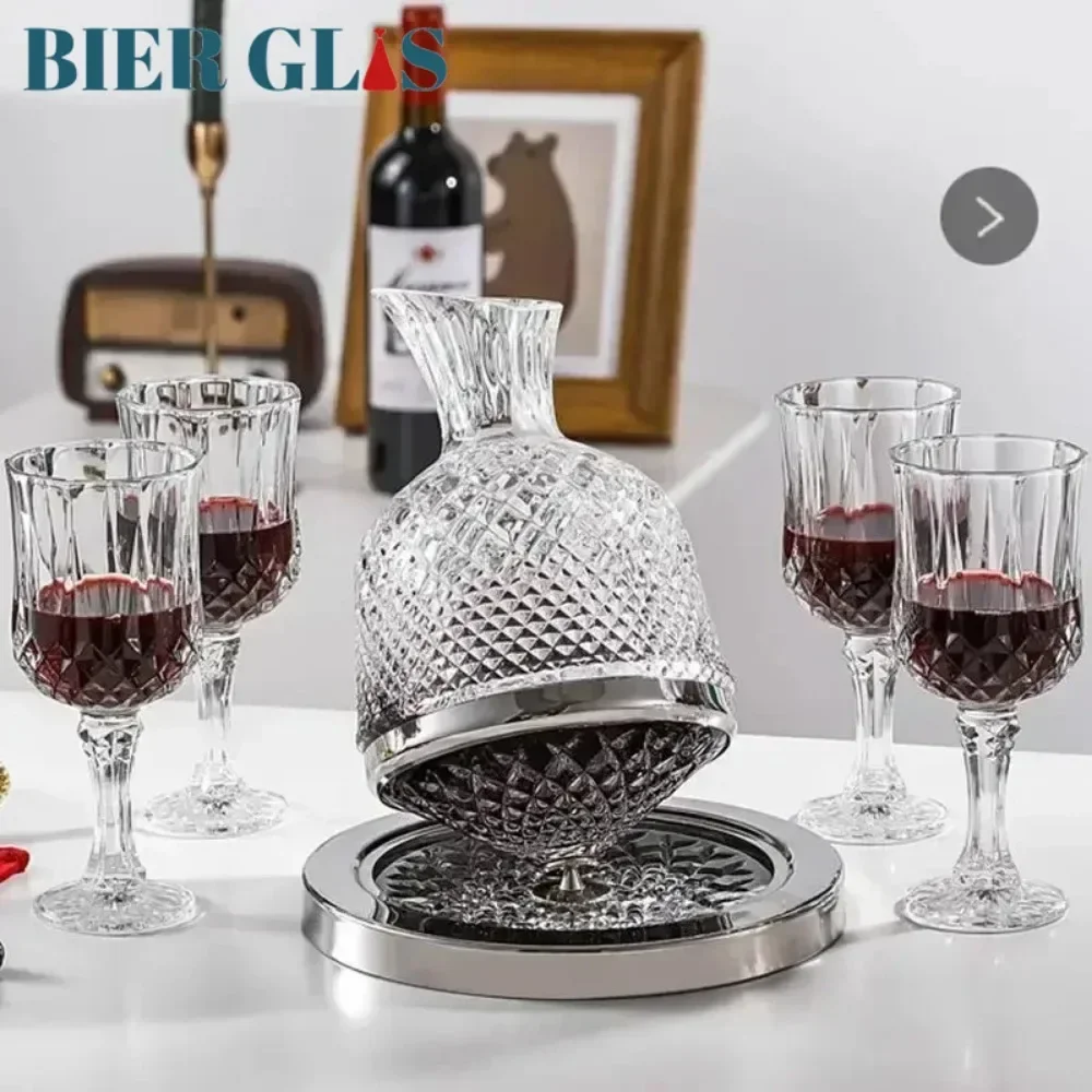 Вращающийся на 360 градусов Графин для вина стакан 1500 мл Диспенсер графина
