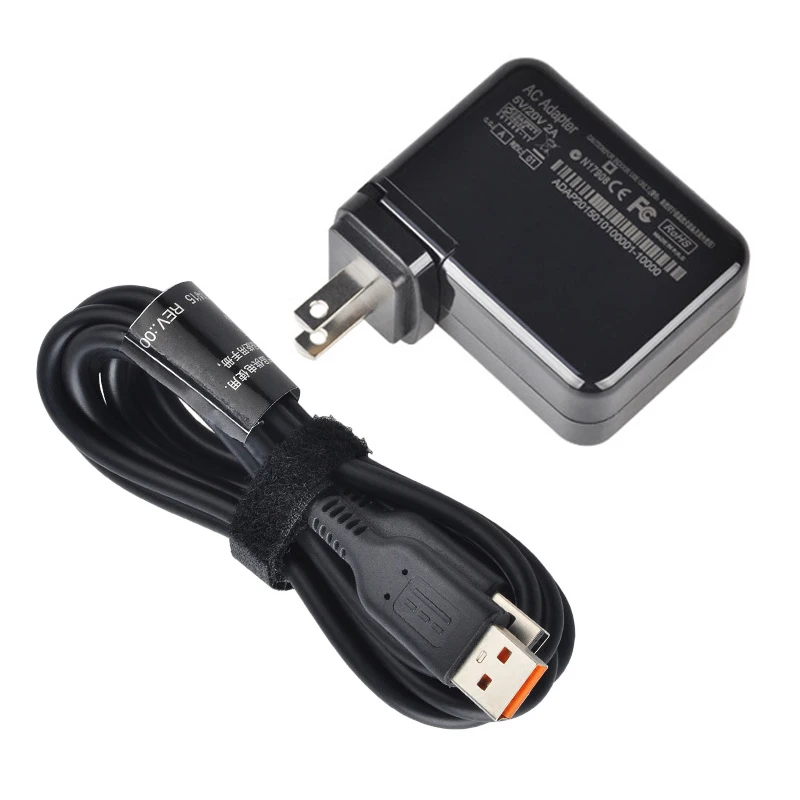 

20V 2A 40W USB Plug Laptop AC Power Adapter Wall Charger + Cable for Lenovo Yoga3 Pro Yoga 3 miix 700 900 Yoga 3 Pro / Miix 2 11