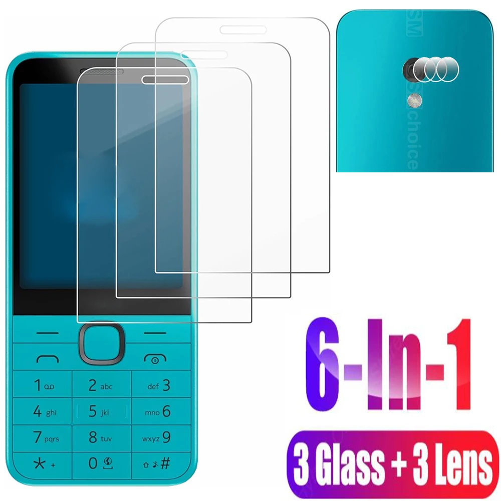Защитное стекло для Nokia 235 220 215 4G (2024) Защитная пленка из закаленного стекла