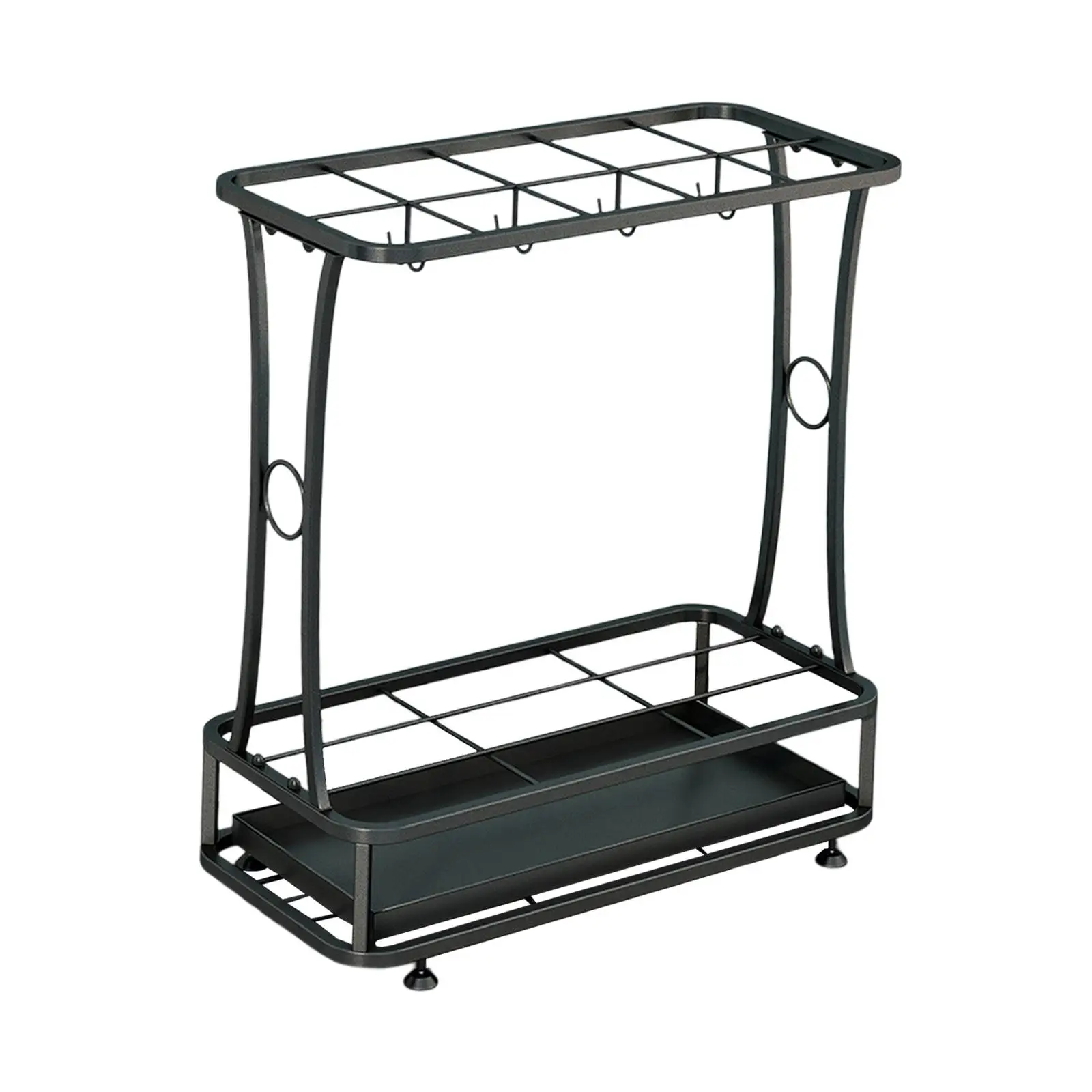 

Iron Umbrella Stand Holder Free Standing Organizer Umbrella Storage Rack for Entryway Home Office Hallway Decor