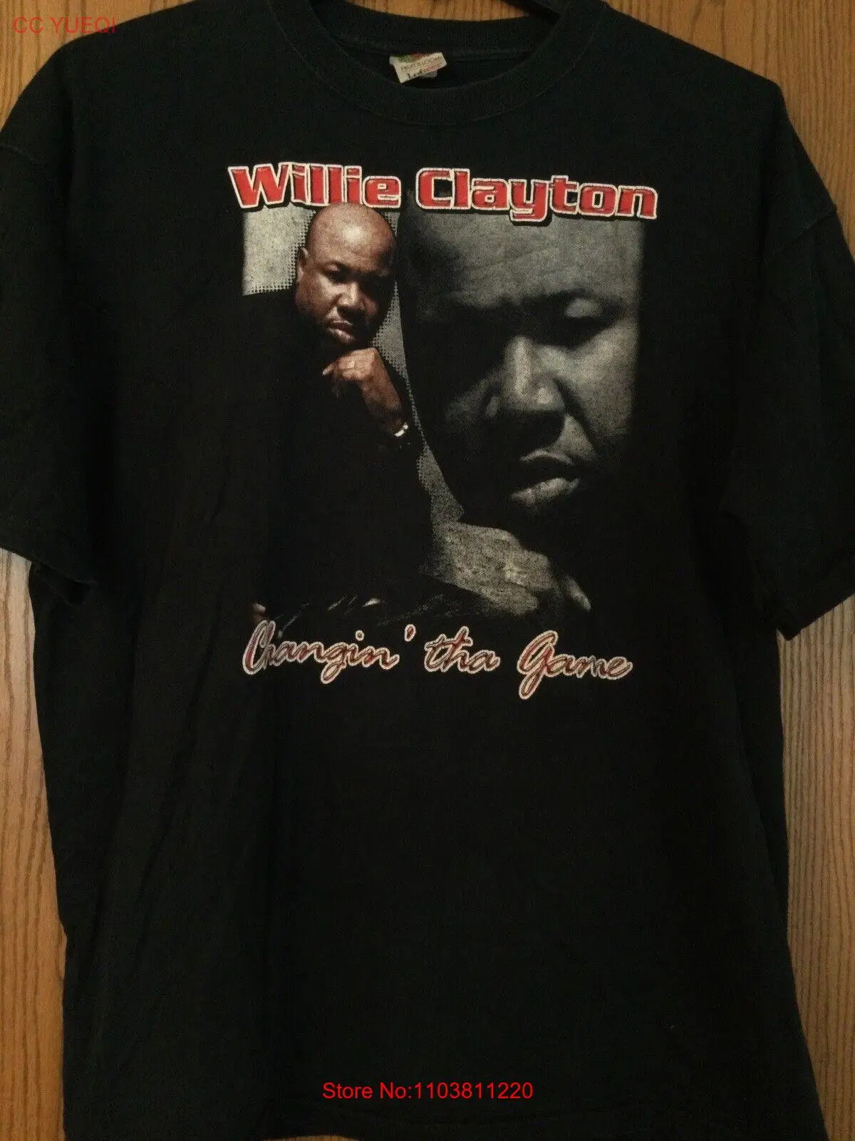 Willie Clayton — Changin’ The Game черная рубашка Tour Fruit Of Loom