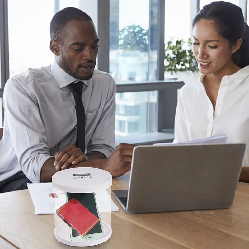 

Electronic Time Lock Box Timer Lock Container Multi Function Time Lock Box Bin