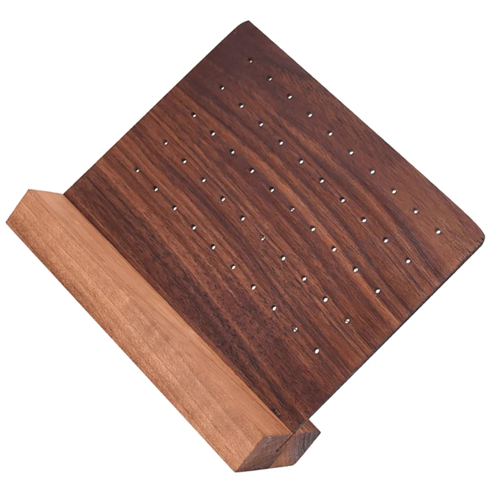 

Earring Display Stand Jewelry Organizer Wood Shelf Bracket Earrings Wooden Brackets Accessories