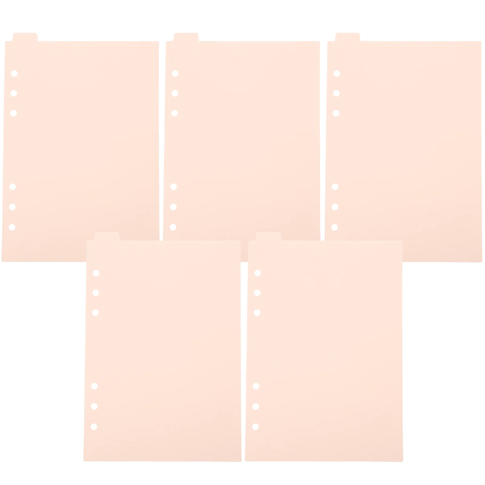 

Bookmark Binder Separators Tabs 6 Ring Paper Dividers Organizer Protector Professional