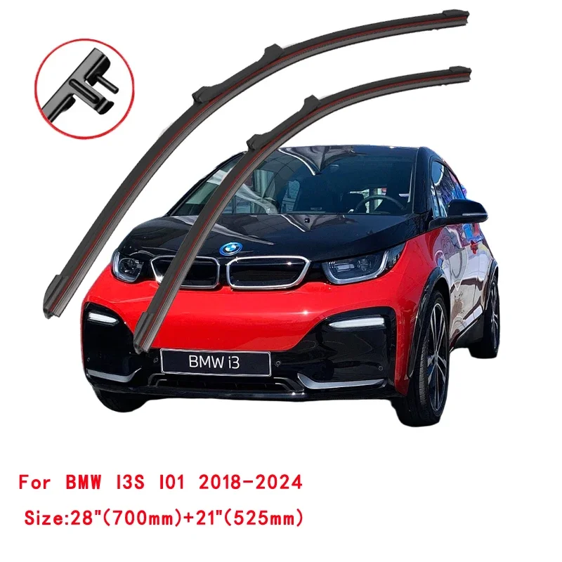 Фото Для BMW I3 I01 I3S Седан Хэтчбек Электрический удлинитель запаса хода 2016 2017 2018 2019 2020 2022 Двойные резиновые щетки стеклоочистителя №3