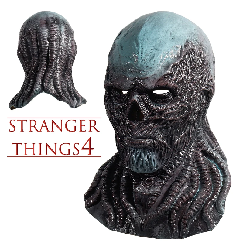 

Страшная маска страшного монстра из латекса для косплея «очень странные дела 4 векна», шлем для Хэллоуина, карнавала, вечеринки, реквизит дл...