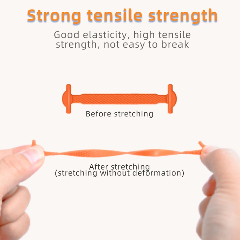 

16 шт./партия, силиконовые эластичные шнурки для обуви