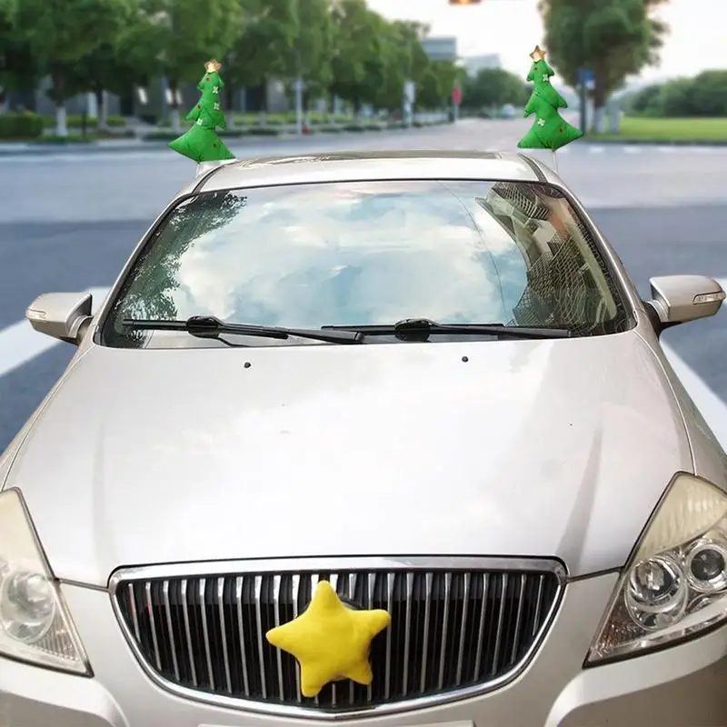 

Christmas Car Accessories Christmas Tree Star Decorations Ornament For Car Suitable For All Vehicles Cars Trucks SUVs Minivans