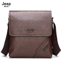 jeep buluo casual men shoulder crossbody bags high quality male bag pu leather handbag capacity messenger fashion men tote bags