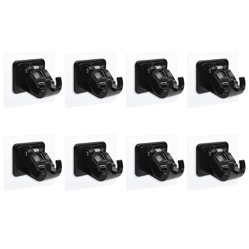 

8PCS Curtain Rods No Drill Curtain Rod Brackets Hooks For Home Bathroom And Hotel Use