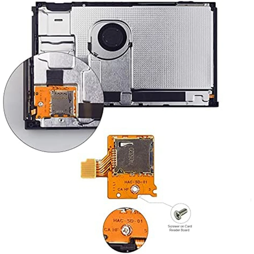 Запасной комплект для замены платы слота карты Micro-Sd запасные части Nintendo Switch Ns Tf Sd