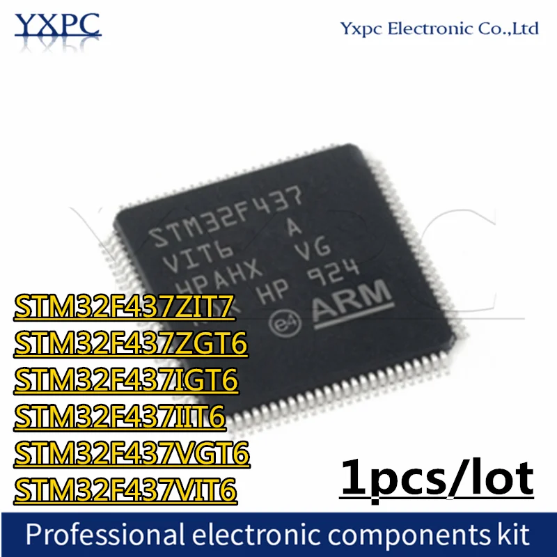 1pcs STM32F437ZIT7 STM32F437ZGT6 STM32F437IGT6 STM32F437IIT6 STM32F437VGT6 STM32F437VIT6 MCU chips