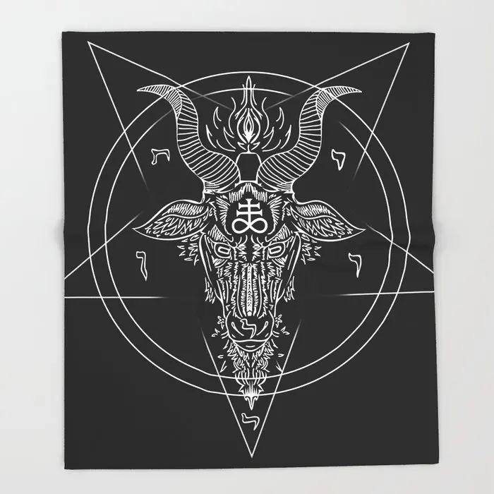 

Leviathan Pentagram Soft Warm Coral Fleece Blanket Home Winter Sheet Bedspread Sofa Throw Flannel Blankets