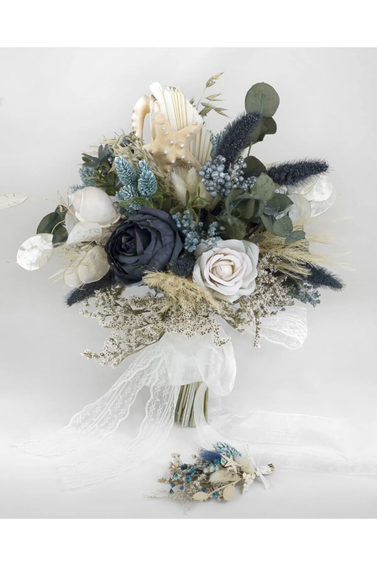 

Bridal Accessories Hand Bouquetstarfish Wedding Handmade For Bride And Bridesmaids