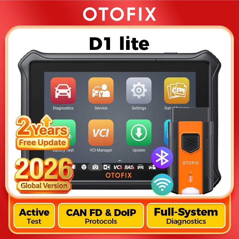 Escáner OBD2 OTOFIX D1 LITE, Bluetooth bidireccional, pruebas activas