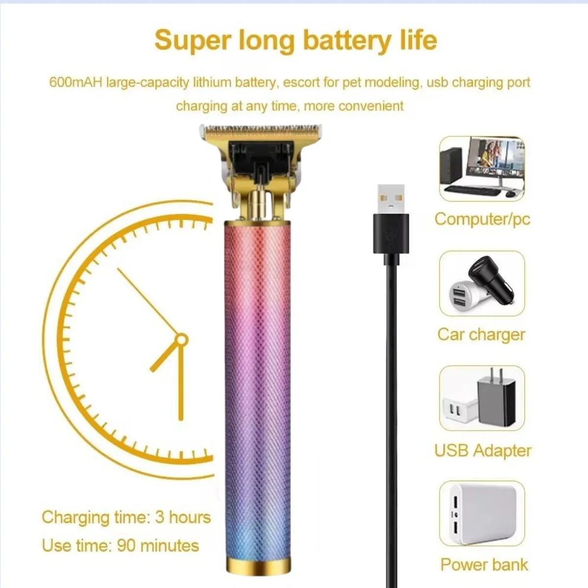 Профессиональная машинка для стрижки собак перезаряжаемый набор ухода за