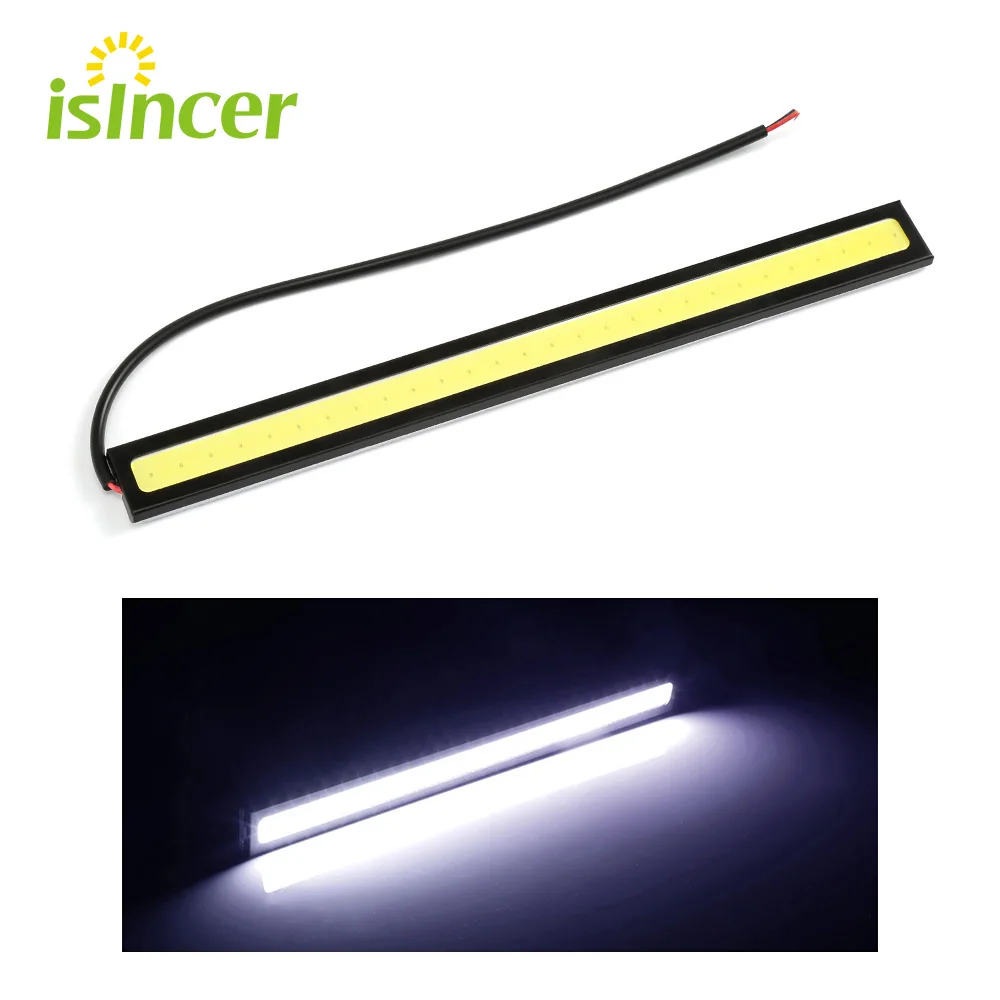 

1PCS 17cm 12V COB LED DRL Driving Daytime Running Lights Strip COB LED DRL Bar Stripes Panel Lamps Auto Driving Day time Lights