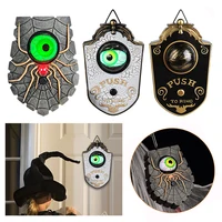 Хэллоуин Одноглазый дверной звонок Украшение с привидениями Ужас Реквизит Светящийся висит кусок двери Висячий дверной звонок Глазное яблоко Белл Декор
